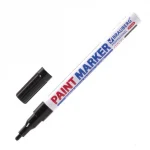 Маркер-краска 2 мм, черный, нитро-основа, BRAUBERG PROFESSIONAL PLUS