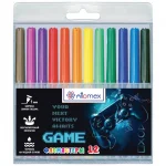 Фломастеры 12 цв., Attomex. Игра, блистер