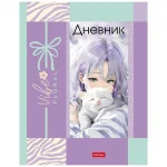 Дневник 1-11 кл. 40л. (твердый) Д Hatber.Цветочный стиль, обложка 7 БЦ, ламин. софт-тач