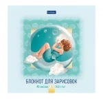 Скетчбук-блокнот 165х165мм, 40 л., вн. блок белый, обл. мат. ламинация, Hatber. Весь ее Мир — изображение 2