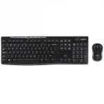 Клавиатура+мышь беспроводная Logitech MK270 (1000dpi, светодиодн., 2.4ГГц, USB, черный) 920-004518