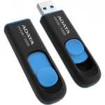 Флэш-накопитель 32Gb USB 2.0 ADATA UV128 [AUV128-32G-RBE] черный/синий — изображение 2