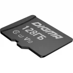 Карта памяти 128Gb MicroSDXC Digma CARD10 V10 + adapter (DGFCA128A01) — изображение 2
