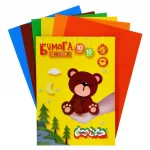 Цветная бумага A4, 10 л. 10 цв., одностор., офсетная, на скрепке, 70 г/м2, Б/М,  Каляка-Маляка