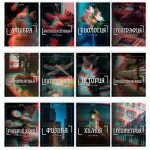 Набор предметных тетрадей, 12шт, 48л., BRAUBERG "GLITCH", обл. мелов. картон, глянцевый УФ-лак