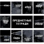 Набор предметных тетрадей, 10шт, 48л., Комус Класс. Панк, глянцевый УФ-лак