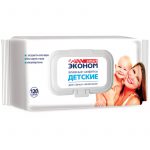 Салфетки влажные детские Эконом smart с пластик. клапаном (120 шт/упак) (ЧЗ ОСУ)