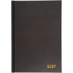 Ежедневник датир. 2027 А5, Attomex.Basis, 320 стр, бумвинил, тиснение фольгой, черный