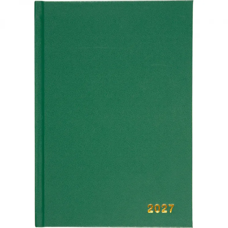 Тетрадь А5, 48 листов, клетка, гребень, ArtSpace "Моноколор. Colorblock", об. мелов. картон Ежедневник датир. 2027 А5, Attomex.Basis, 320 стр, бумвинил, тиснение фольгой, зеленый — изображение 1