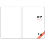 Ежедневник датир. 2027, А5, BG. Контраст Еспрессо, 352 стр., кофейный, экокожа, с резинкой — изображение 2