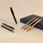 Ручка шариковая подар.автомат. 0,7 мм, синяя, корпус черный, SOFT TOUCH, BrunoVisconti BERGAMO — изображение 3