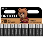 Батарейка Opticell Basic LR6 AA щелочная, 1.5В (цена за 1 элемент)