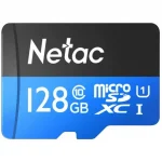 Карта памяти 128GB MicroSDXC Netac NT02P500STN-128G-R P500 + адаптер — изображение 2
