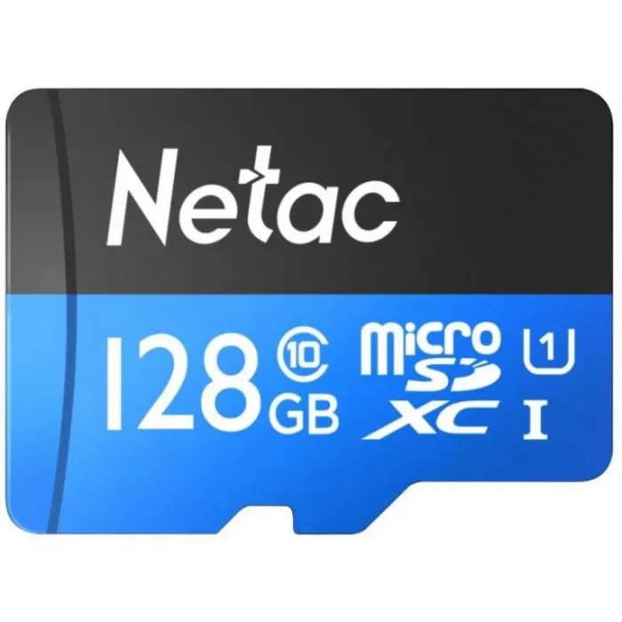 Карта памяти 128GB MicroSDXC Netac NT02P500STN-128G-R P500 + адаптер — изображение 2