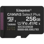 Карта памяти 256Gb MicroSDXC Kingston SDCS3/256GB Canvas Select Plus V10 A1 + адаптер — изображение 2