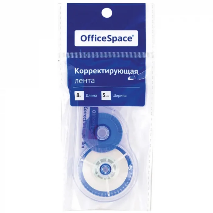 Лента-штрих корректирующая 5 мм х 08 м, OfficeSpace — изображение 2