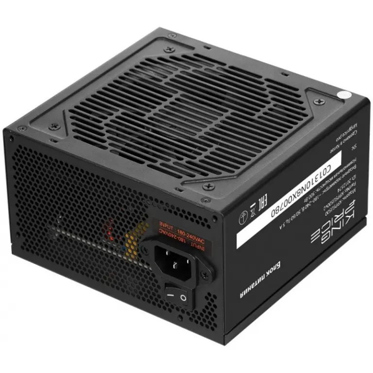 Блок питания 500 Вт KingPrice KPPSU500 ((20+4pin) 120mm fan 4xSATA, ATX) Блок питания 500 Вт KingPrice KPPSU500 ((20+4pin) 120mm fan 4xSATA, ATX) — изображение 1