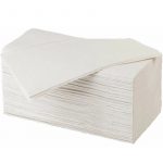 Полотенца бумажные листовые Z-сл., 1-сл., белые 220x230 мм (200 шт./упак) Clean Touch
