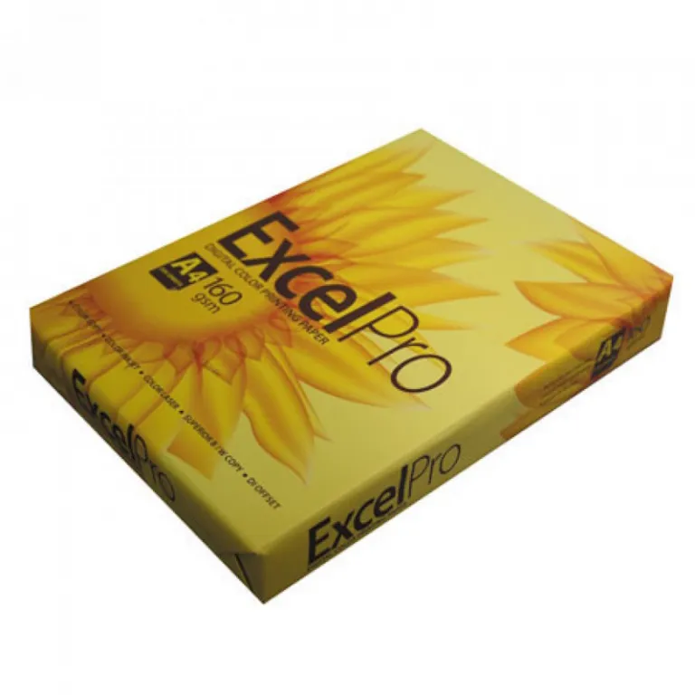 Бумага "ExcelPro. Подсолнух/Sun Flower" A4 160 гр. (полноцветная лазер./струйн. печать) 250л/пач. Бумага "ExcelPro. Подсолнух/Sun Flower" A4 160 гр. (полноцветная лазер./струйн. печать) 250л/пач. — изображение 1