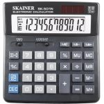 Калькулятор настольный, 12 разр., 156х157 мм, двойное питание, черный, Skainer SK-501N